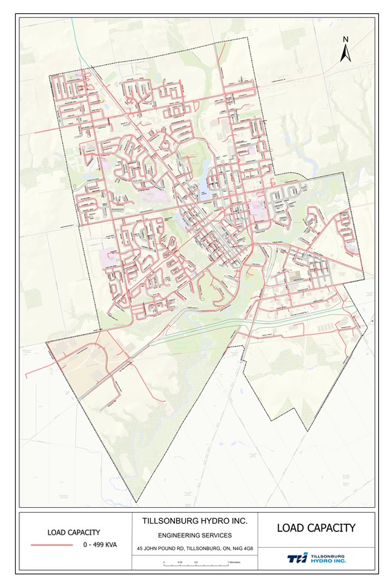 Load Capacity Map - Tillsonburg Hydro